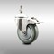 Service Caster 4 Inch 316SS Gray Polyurethane Swivel 1/2 Inch Stem Caster Total Lock Brake SCC SCC-SS316TSTTL20S414-PPUB-121315 - alternate 1